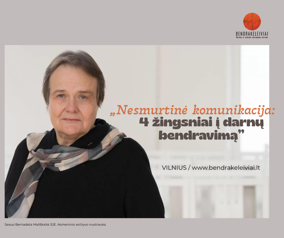 Nesmurtinė komunikacija: 4 žingsniai į darnų bendravimą”